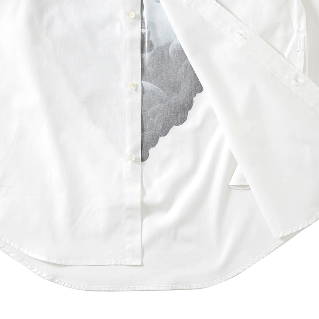 ARTCHENY×EXAMPLE /  Button Down Shirt - White