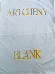 ARTCHENY / "BLANK" Logo T-Shirts - White