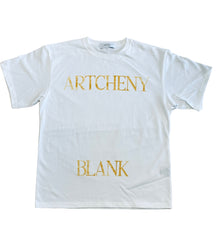 ARTCHENY / BLANK Logo T-Shirts White