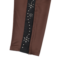 ARTCHENY / Studs Jersey Pants Regular Fit Brown