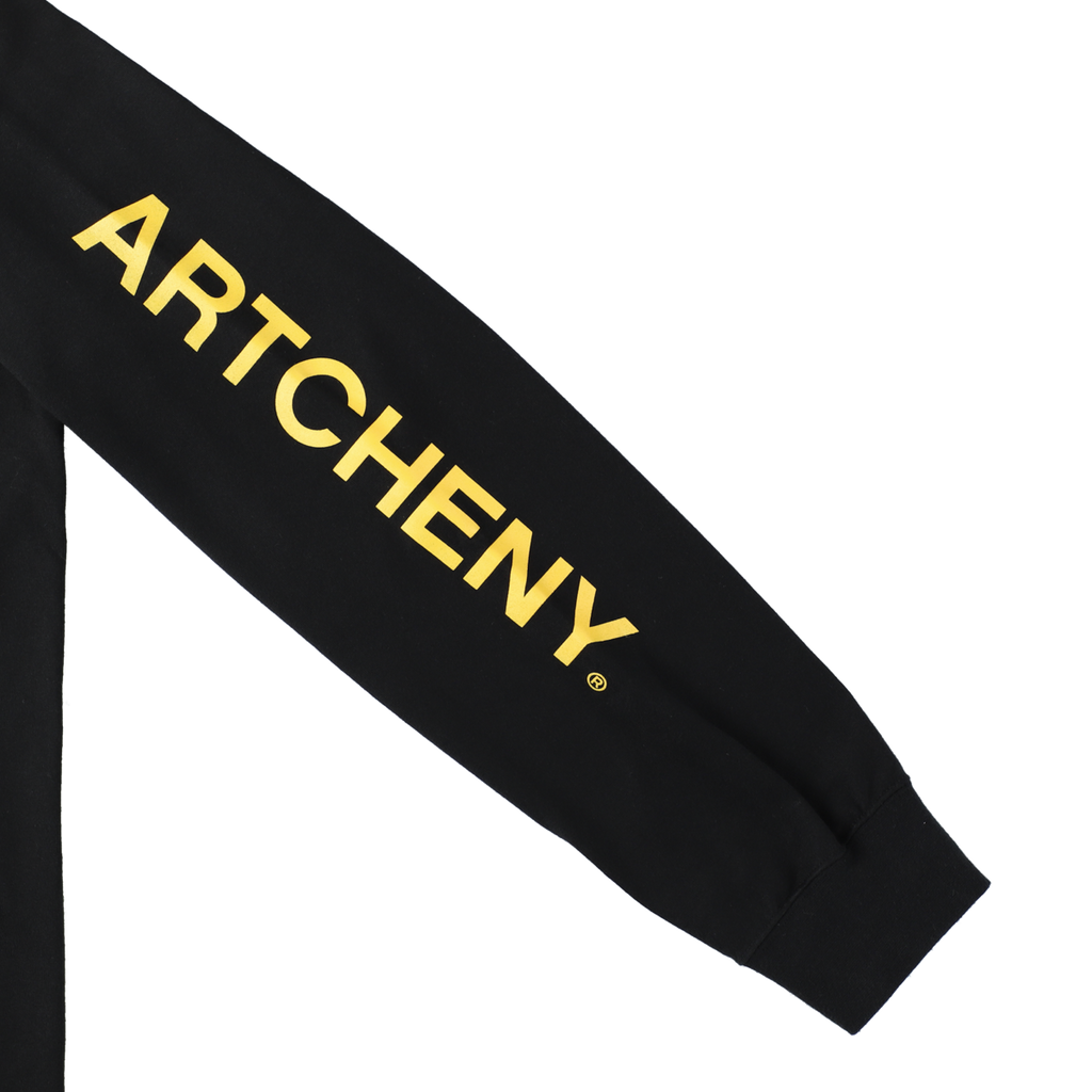 ARTCHENY / Double Circle Long Sleeve Tee Black