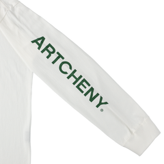 ARTCHENY / Double Circle Long Sleeve Tee White