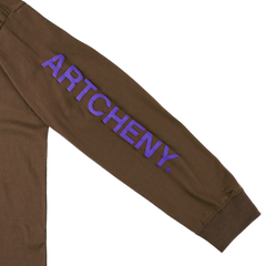 ARTCHENY / Gate Long Sleeve Tee Brown