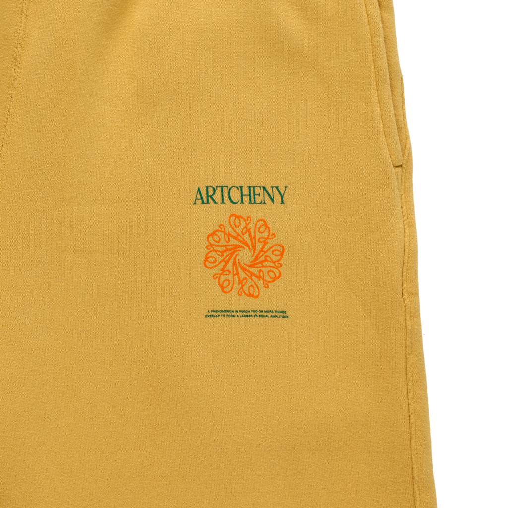 ARTCHENY / Flower Sweatpants Mustard