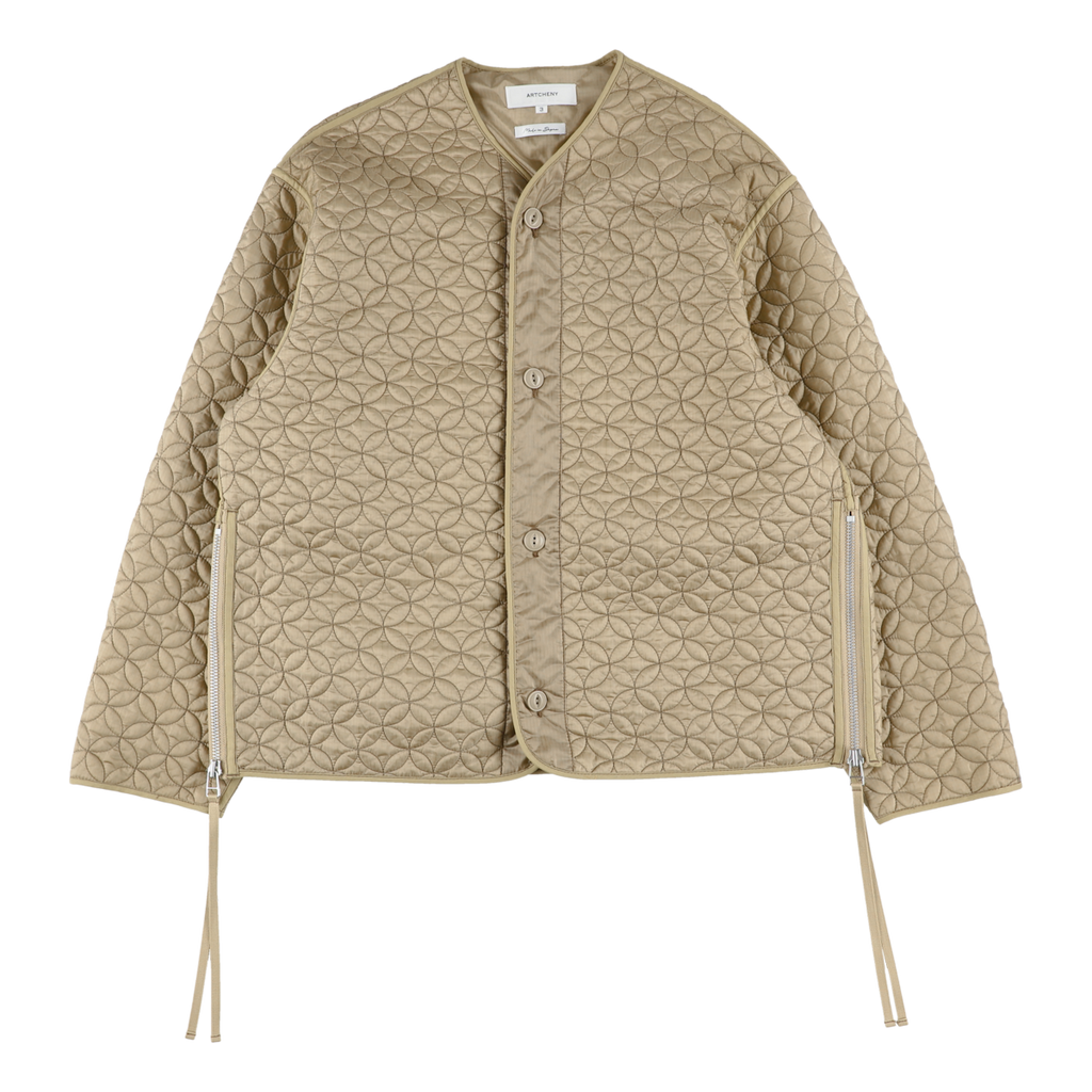 ARTCHENY / Shippo Quilting Liner Jacket Beige
