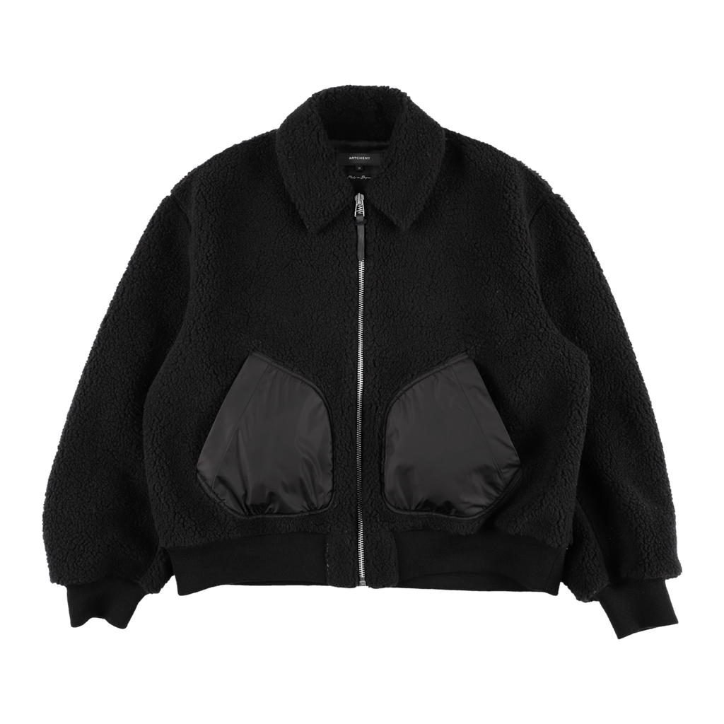 ARTCHENY / Boa Reverseble Jacket Black