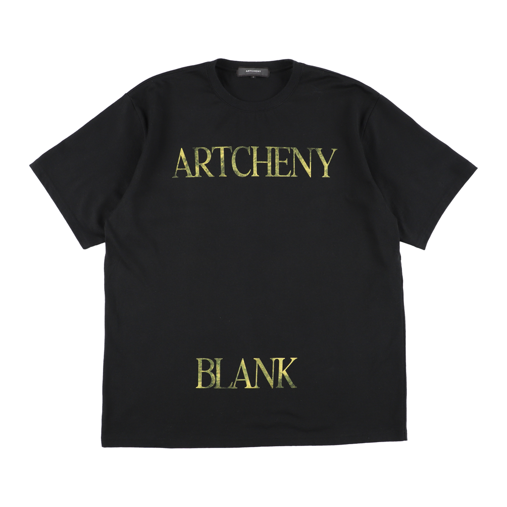 ARTCHENY / "BLANK" Logo T-Shirts - Black
