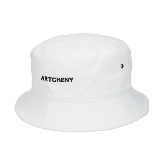 ARTCHENY / "A" Logo Bucket Hat White