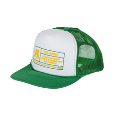 ARTCHENY / Label Trucker Mesh Cap - Green×White