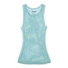 ARTCHENY / Fishnet Knit Tank Top Sea