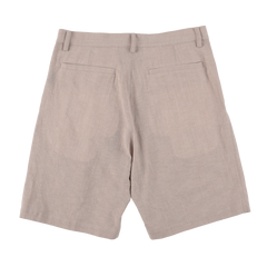 ARTCHENY / Linen Two Tuck Short Pants Beige