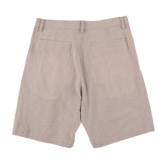 ARTCHENY / Linen Two Tuck Short Pants Beige