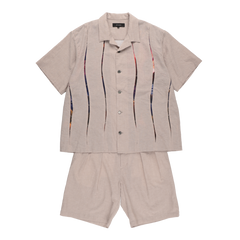 【RESTOCK】ARTCHENY / Open Collar Shirt ART by SORA AOTA/K2 - Beige