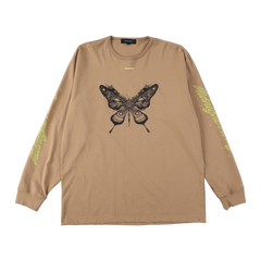 ARTCHENY / Butterfly Long Sleeve Tee Beige