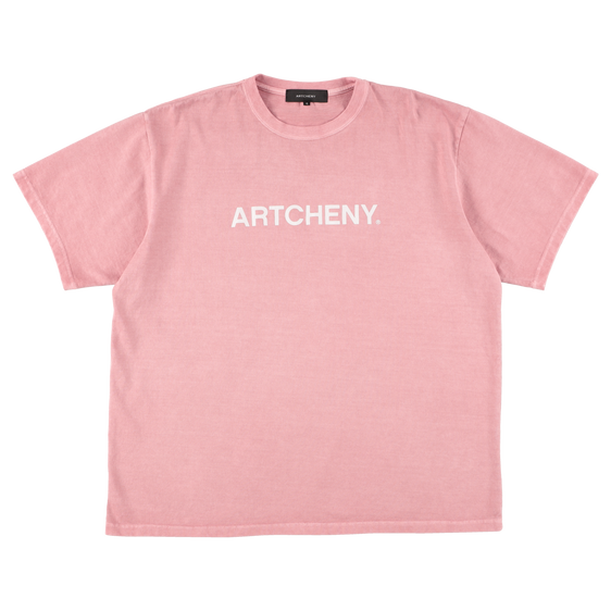ARTCHENY / Logo Short Sleeve Tee Pink