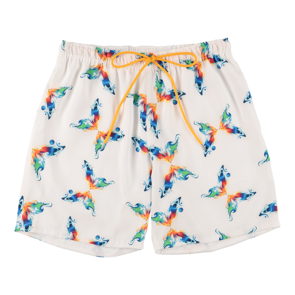 ARTCHENY / Butterfly All Over Short Pants White
