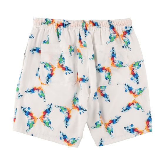 ARTCHENY / Butterfly All Over Short Pants White