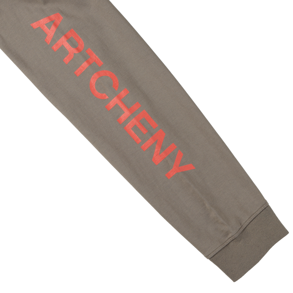 ARTCHENY / Nightmare Long Sleeve Tee ART by SORA AOTA/K2 - Olive x Orange