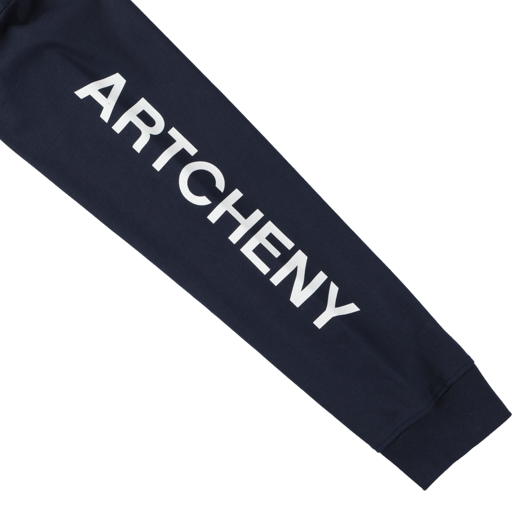 ARTCHENY / Nightmare Long Sleeve Tee ART by SORA AOTA/K2 - Navy x White