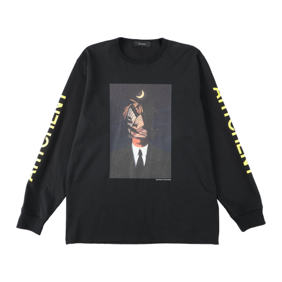 ARTCHENY / Nightmare Long Sleeve Tee ART by SORA AOTA/K2 - Black x Yellow