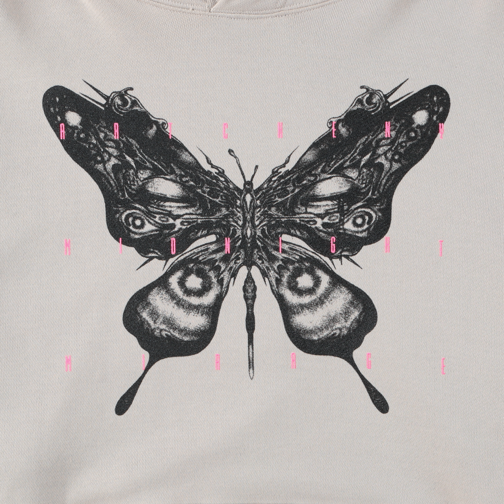 ARTCHENY / Pull Over Hoodie Butterfly ART by Sora Aota/K2 - Gray