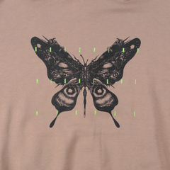 ARTCHENY  / Zip Hoodie Butterfly ART by Sora Aota/K2 - Mocha