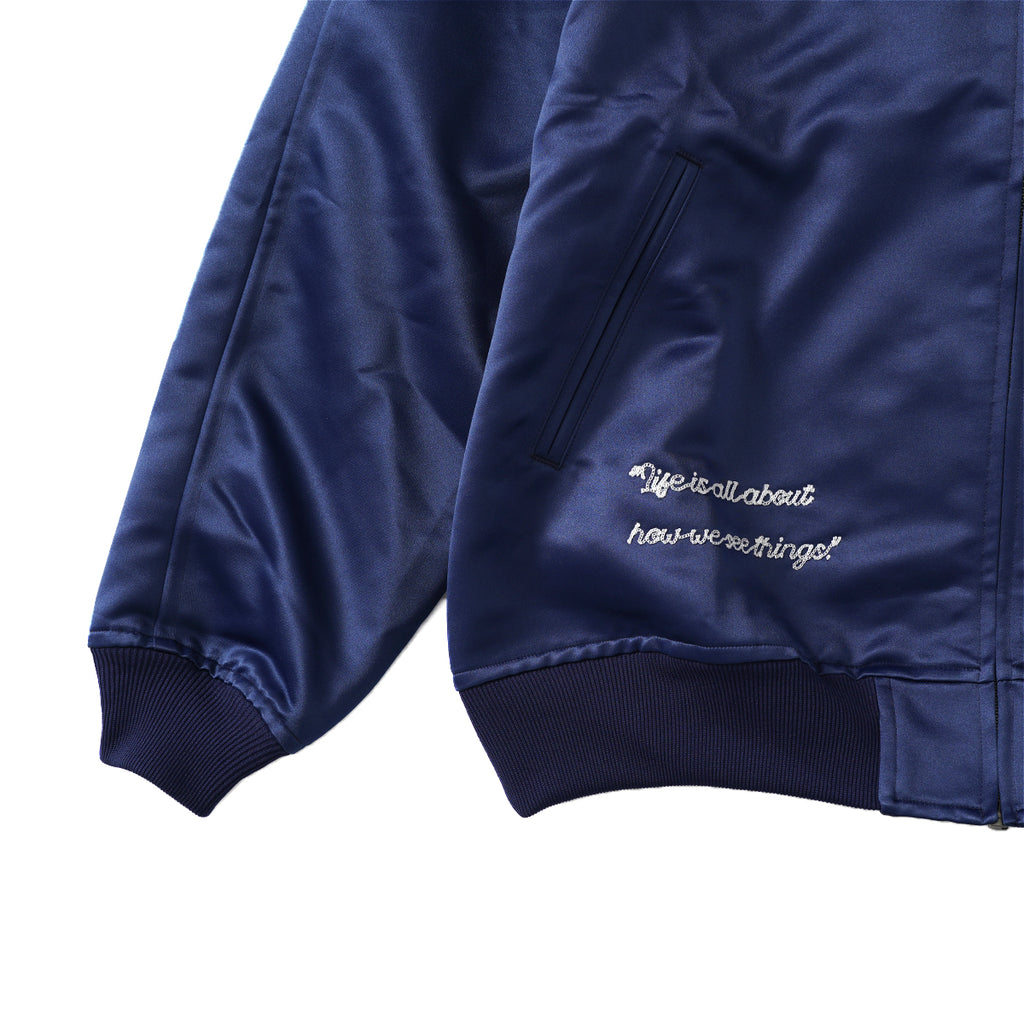 ARTCHENY×EXAMPLE / Suka Jacket With Print,Emb - Navy
