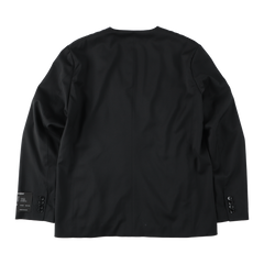 ARTCHENY / Collarless Wool Super110 Jacket Black