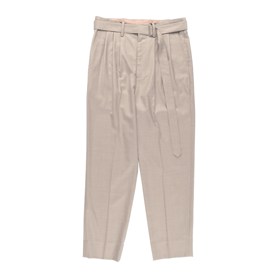 ARTCHENY / Tailored 3 Tuck Pants by LORO PIANA Beige