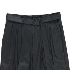 ARTCHENY / Tailored 3 Tuck Pants by LORO PIANA Black
