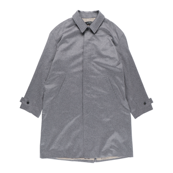ARTCHENY / Cashmere Drop Shoulder Coat - Gray