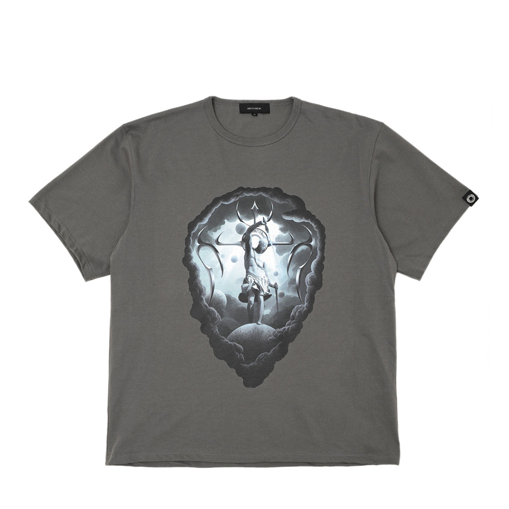 ARTCHENY×EXAMPLE / Ancient Hero T-Shirt - C.Grey