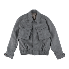 ARTCHENY / Cashmere Blouson Short Jacket - Gray