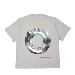 ARTCHENY×EXAMPLE / Round Logo T-Shirt - L.Grey