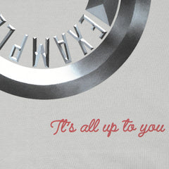 ARTCHENY×EXAMPLE / Round Logo T-Shirt - L.Grey