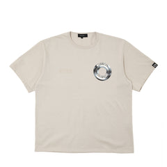 ARTCHENY×EXAMPLE / Round Logo T-Shirt - Lt.Beige
