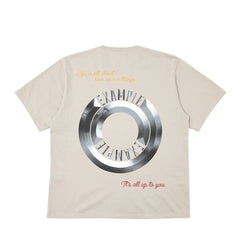 ARTCHENY×EXAMPLE / Round Logo T-Shirt - Lt.Beige