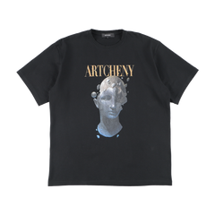 ARTCHENY  / Short Sleeve Tee Face ART by Sora Aota - Black