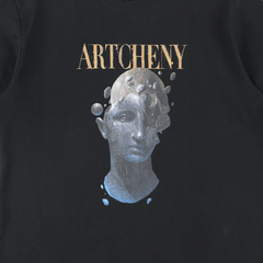 ARTCHENY  / Short Sleeve Tee Face ART by Sora Aota - Black