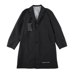 ARTCHENY / Three Layer Nylon Chester Rain Coat Black