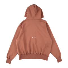 ARTCHENY / Pull Over Hoodie Butterfly Brown