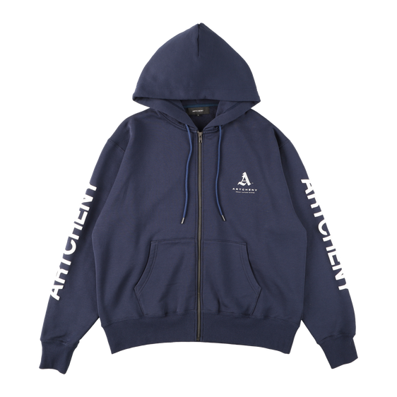 ARTCHENY  / Zip Hoodie Hell ART by Sora Aota/K2 - Navy
