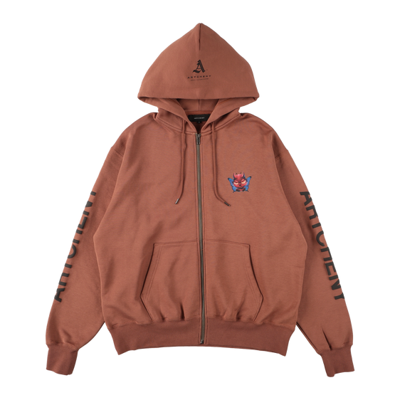 ARTCHENY  / Zip Hoodie Kenny ART by Sora Aota/K2 - Brown